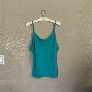 Teal Spaghetti Strap Top